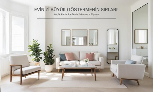 Evinizi Büyük Göstermenin 5 Sırrı! Küçük Alanlar İçin Büyük Dekorasyon Tüyoları